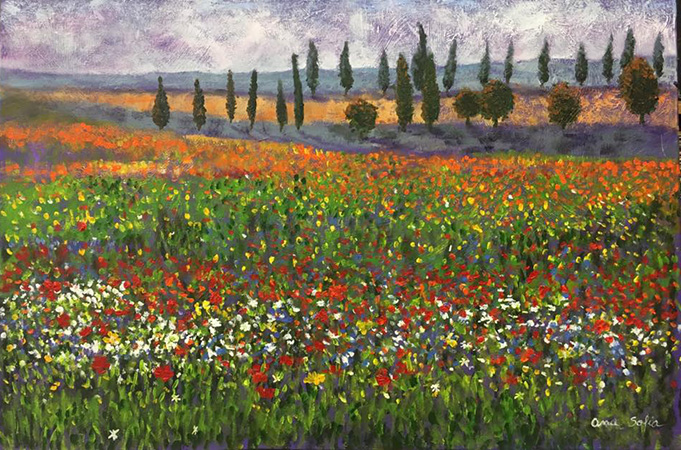 Campo de Flores  - 40 cm  x 60 cm  - AST  